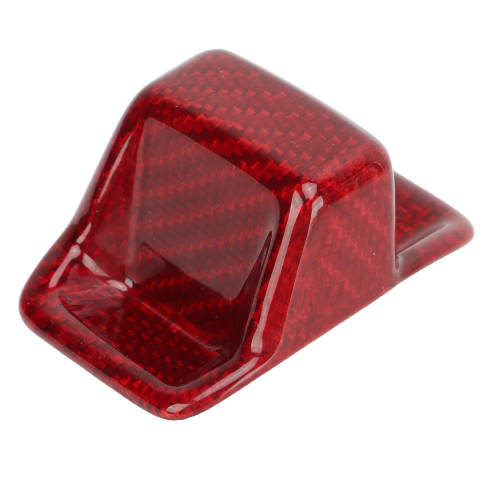 Gear Shift Knob Cover Carbon Fiber Gear Shifter Head Decoration Cover for A3 S3 RS3 8Y 2021+ Red