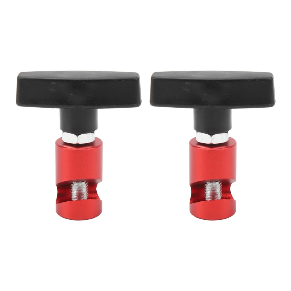 2pcs Hood Lift Support Clamp Car Tailgage Strut Holder Retainer Tool for Hatchbacks and Trunk Red