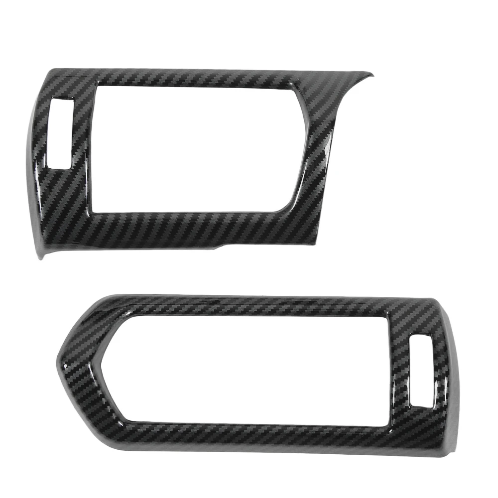 2pcs Air Conditioner Vent Outlet Trim Cover Carbon Fiber Interior Decoration Accessory for Land Cruiser Lc300 2023