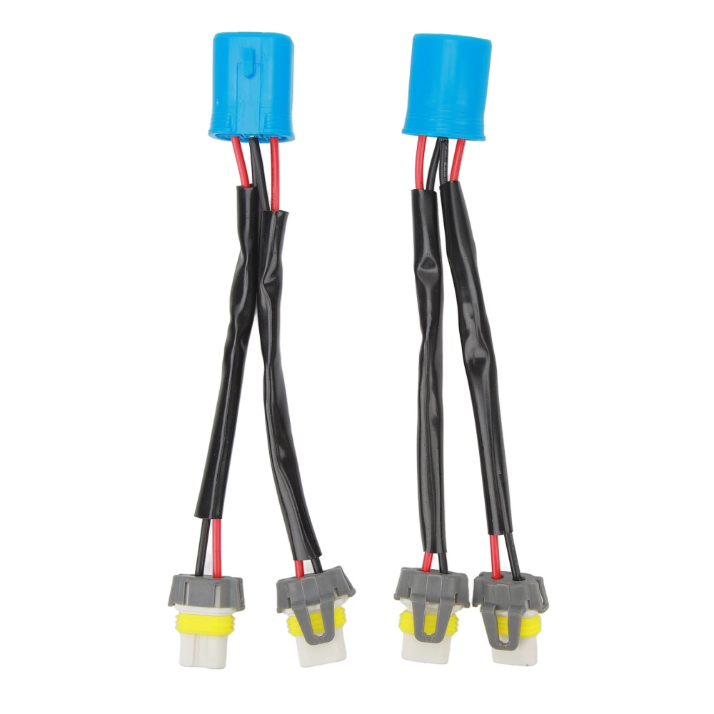 2Pcs Headlights Splitter Wiring Harness 9007 Male to 9005 9006 Female for Truck Pickup LED Wire Cable Plug