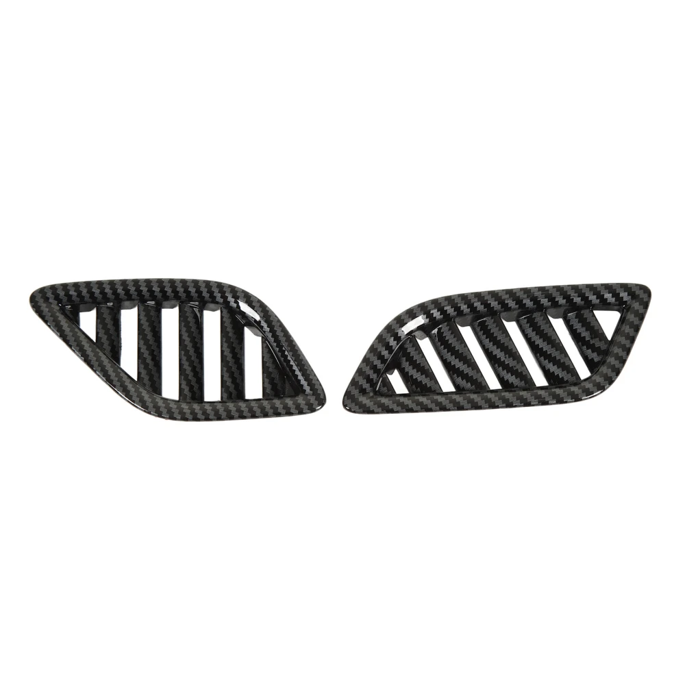 Dashboard Upper Air Vent Outlet Cover Trim Carbon Fiber Style Air Vent Outlet Frame Trim for ID.4