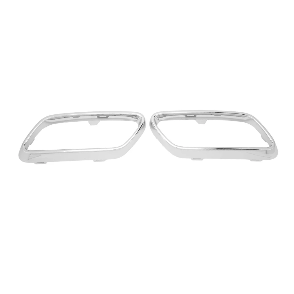 Exhaust Tip Cover Trims Bezel Replacement for Benz C‑Class W206 S206 AMG Line 2022 Onwards Electroplating