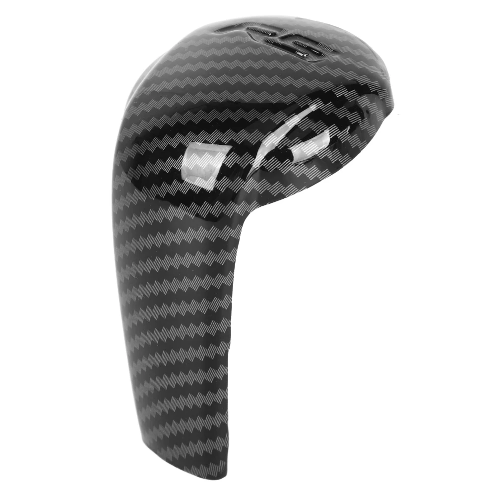 Gear Shift Knob Trim Carbon Fiber Grain Scratch Free Replacement for Mazda CX‑3 CX‑5 CX‑9