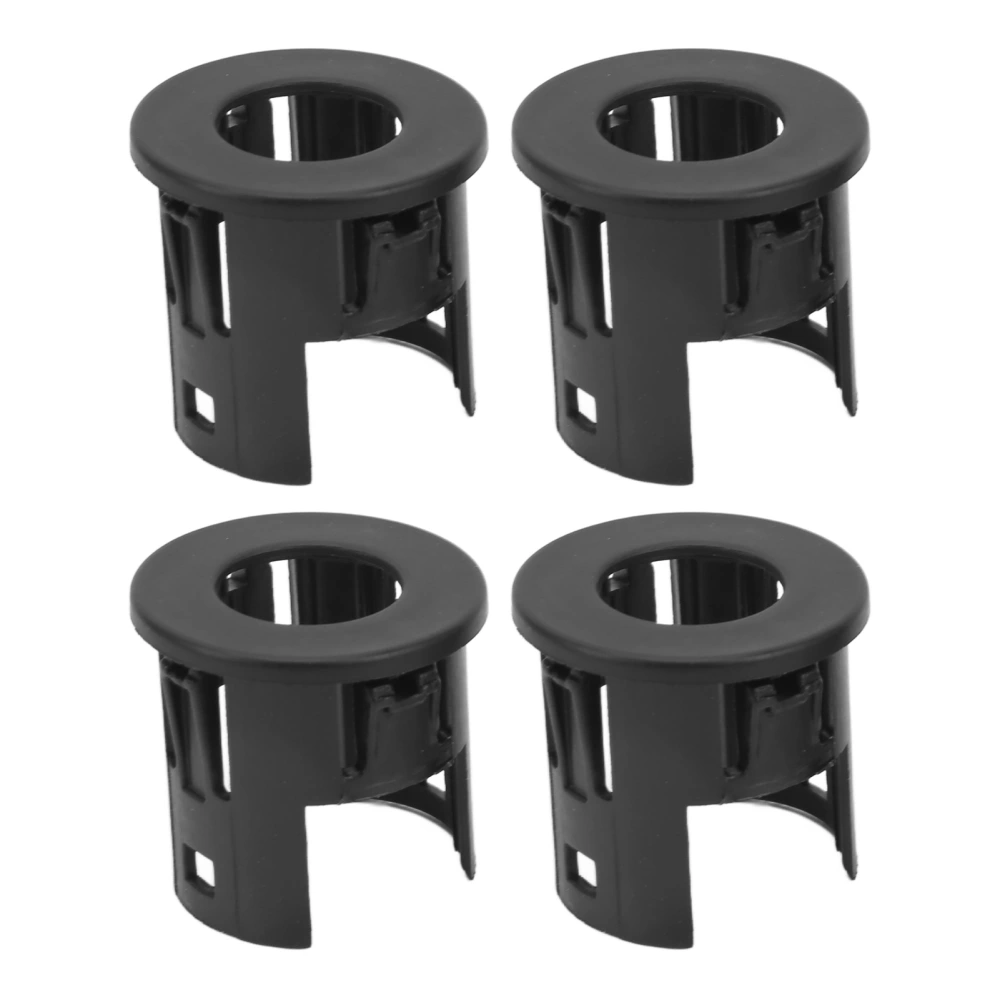 4Pcs Parking Assist Sensor Bezels Front Rear Stable Performance Replacement for Dodge Ram 1500