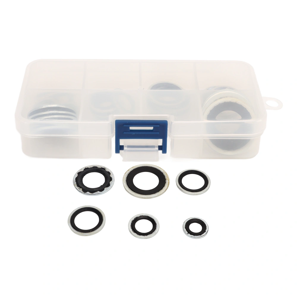 30PCS AC Compressor Seal Kit with Transparent Storage Box Universal Portable Lightweight Fit for Car