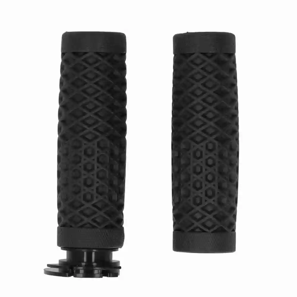 Motorcycle 22mm Handlebar Throttle Grips Silicone for GY6 50cc 80cc 125cc 150cc Scooter Black