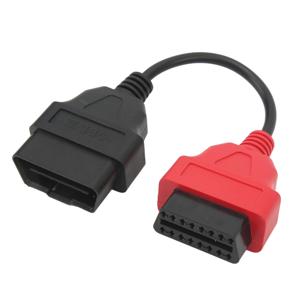 OBD2 Scanner Adaptor Cable Red SRS Diagnostic Cable Replacement for Fiat EcuScan