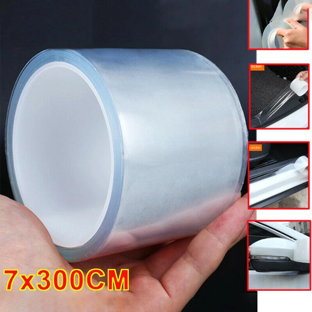 3 Meters Car Door Edge Guard Protector Anti Scratch Anti Collision Strips Car Door Scuff Plate Protectors Transparent Invisible Tape