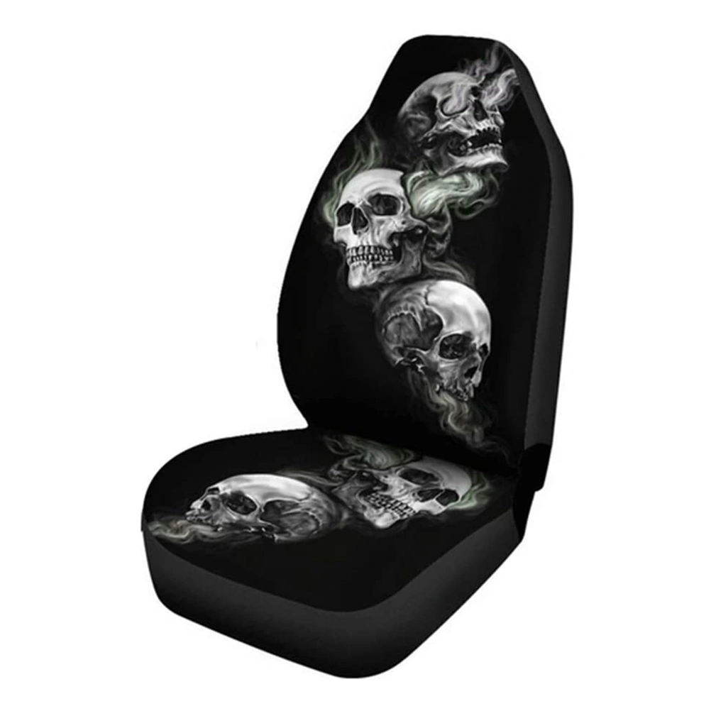 Car Seat Covers Waterproof Halloween Skeleton Breathable Car Seat Cover Protector Compatible for Car Truck SUV Van