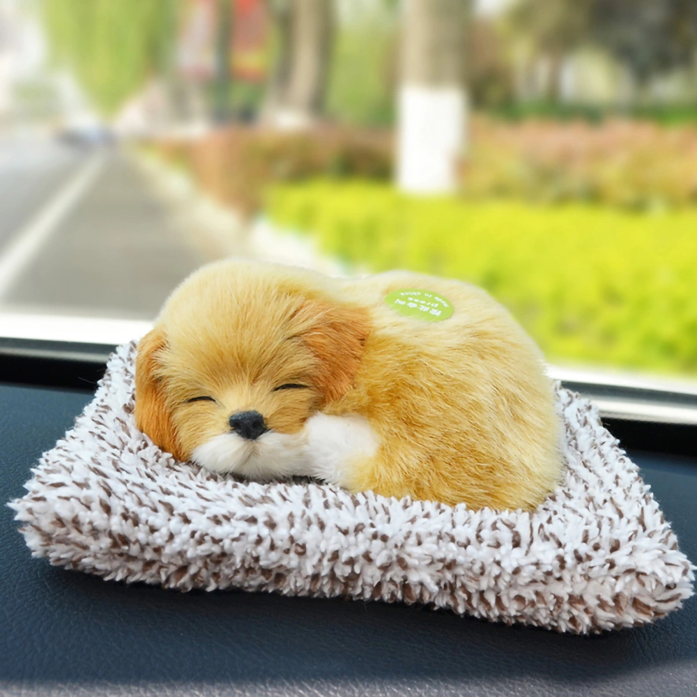 Car Ornament Bamboo Bag Air Purifying Activated Bamboo Charcoal Odor Eliminator For Cars Golden Retriever