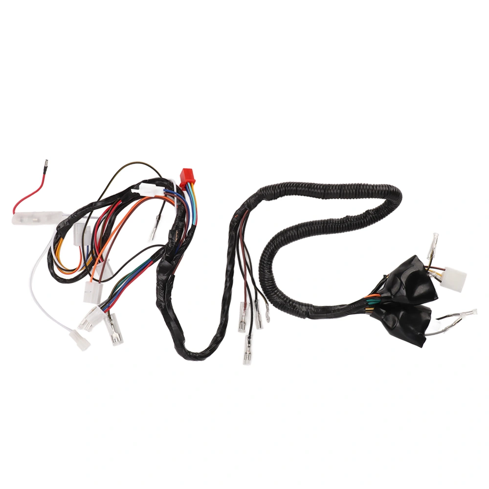 Motorcycle Complete Electric Wiring Harness Heat Resistant ABS TPU Replacement for CT100 All Years