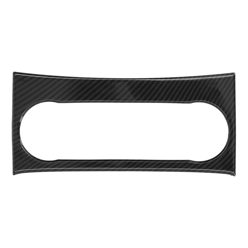 Center Console Air Condition Switch Panel Frame Cover Carbon Fiber Style Replacement for Benz C Class W204 2011‑2015