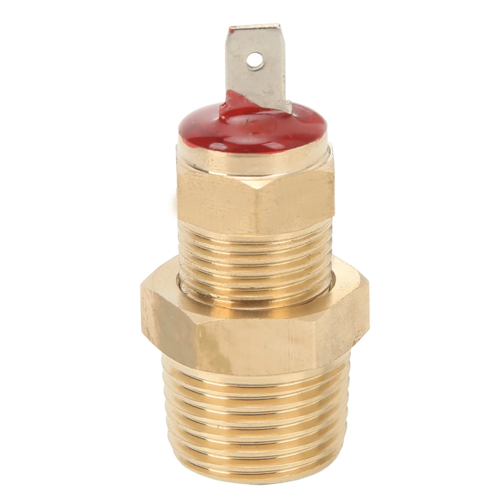 Electric Cooling Fan Thermostat Temperature Switch 185 to 175 Degrees Fan Temperature Thermo Sensor Switch 3/8‑18 NPT