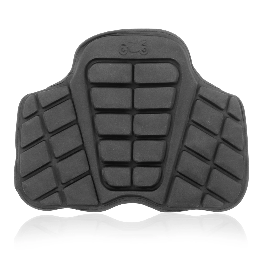 Black Universal Motorcycle 3D Seat Air Cushion Saddle Type Shock Absorption Sunproof Heat Insulated Pad