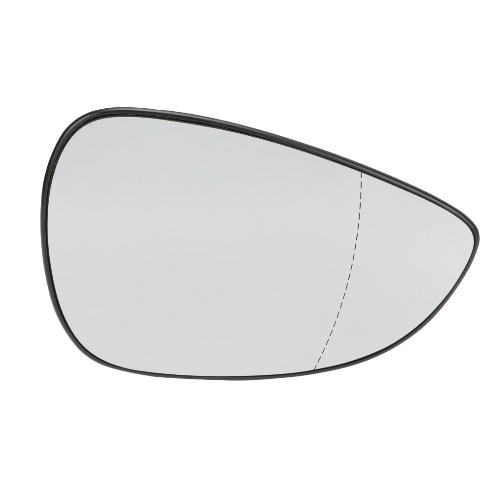 Side Door Mirror Glass Wide Angle Right Clear Replacement for Ford Fiesta Mk7 2008‑2017