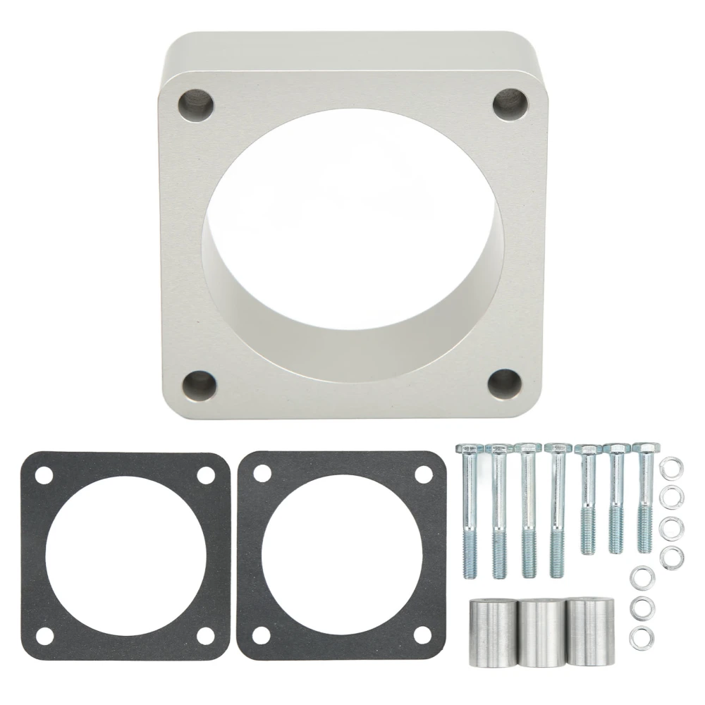 4 Bolt Throttle Body Spacer Metal Throttle Body Adapter Plate Replacement for JEEP WRANGLER CHEROKEE