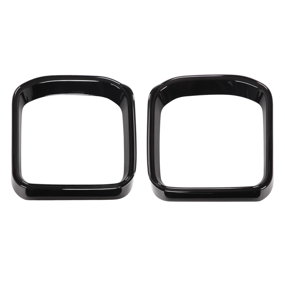 1 Pair Left Right Rear View Mirror Frame Cover Side Mirror Visor Molding Trim Replacement for Land Rover Defender 2020‑2022Glossy Black