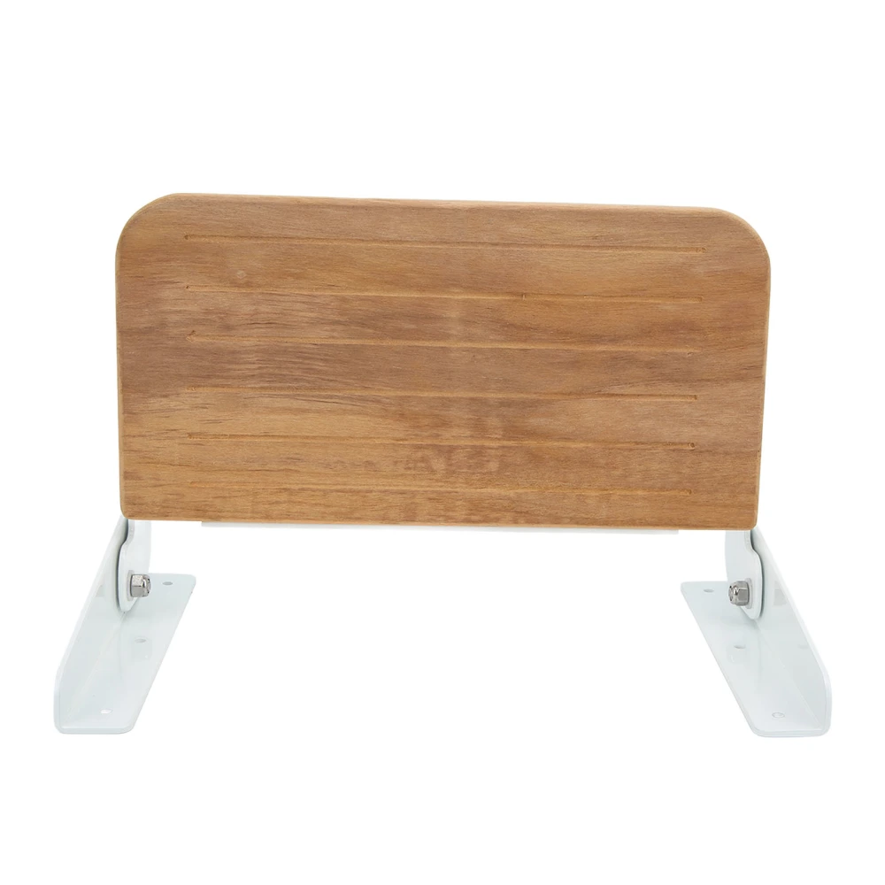 Wall Mounted Shower Seat Teak Wood Folding Footrest Pedal Marine Accessories for Ships Yachts RV Household