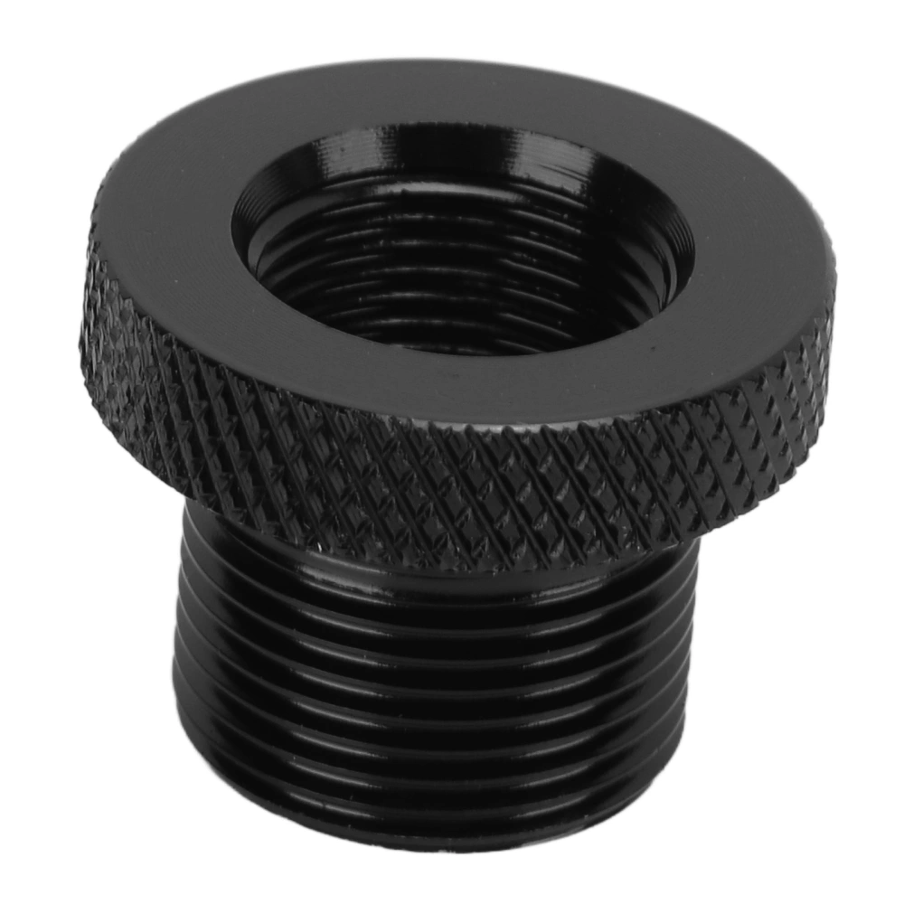 BuyWeek Car Oil Filter Adapter Metal Universal Automotive Black Threaded Connector Cars Accessories5/8‑24 to 1/2‑28