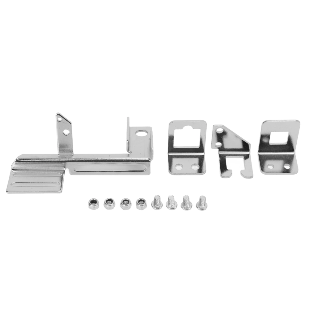 Car Throttle Cable Kickdown Bracket Set Alloy Heavy Duty Silver Replacement for Mopar Engines 273 318 340 360 383 400