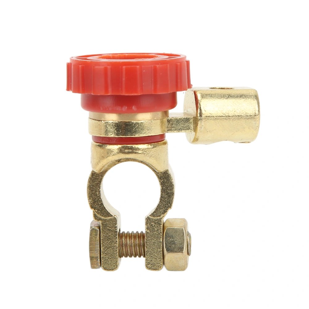 Car Battery Link Terminal Brass 100A 1.5‑1.7cm Rustproof Safe Disconnect Switch Universal for Boats RV ATV