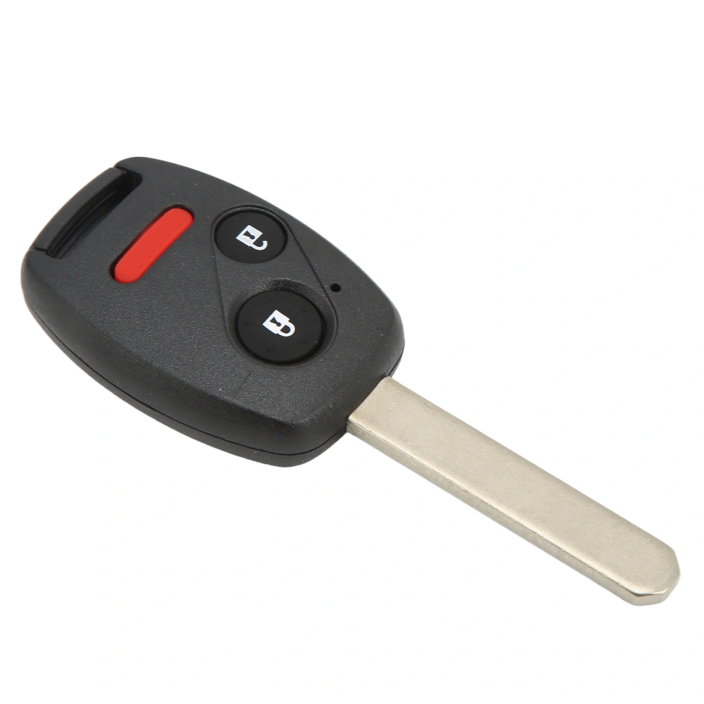 3‑Button Car Key Fob with Chip MLBHLIK‑1T 313.8Mhz Plastic Black High Sensitivity Replacement For Fit 2007‑2013