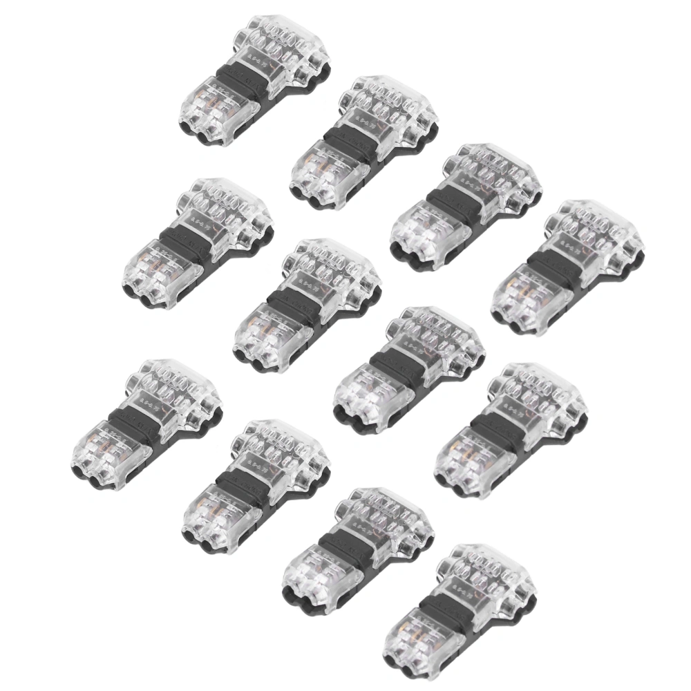 12pcs Low Voltage T Tap Connectors 3 Way Wire Connector Quick Solderless Wire Splice Connector for Car