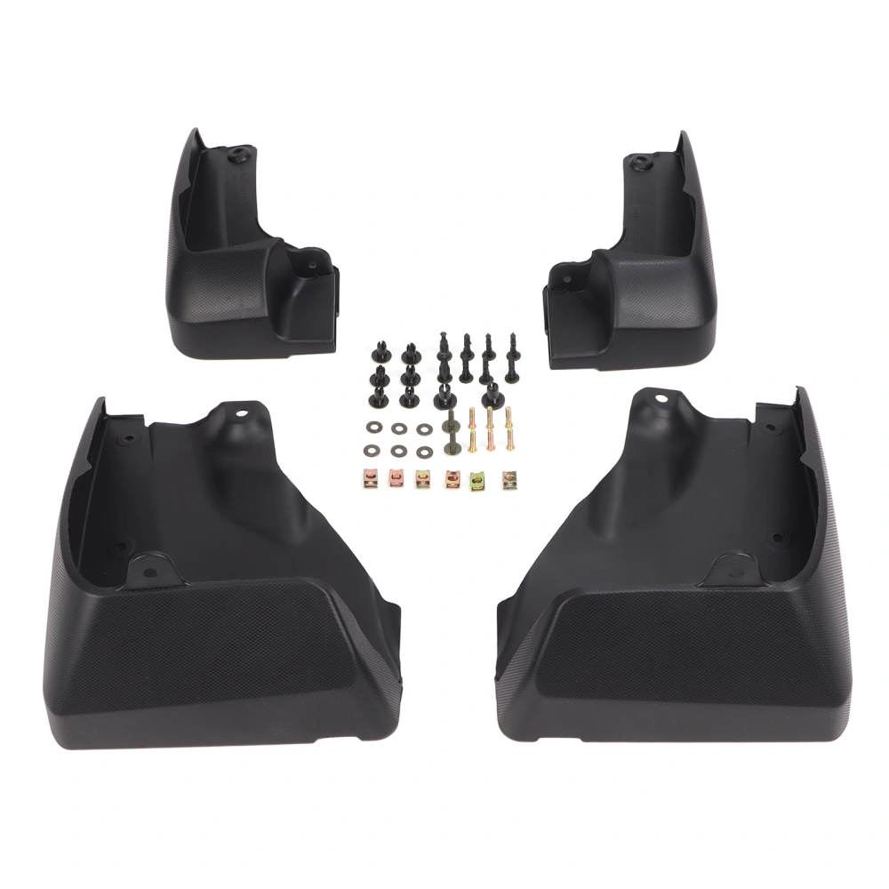 4pcs Splash Guards Mud Flaps ABS Black Mudguards Replacement for Subaru Forester 2019‑on