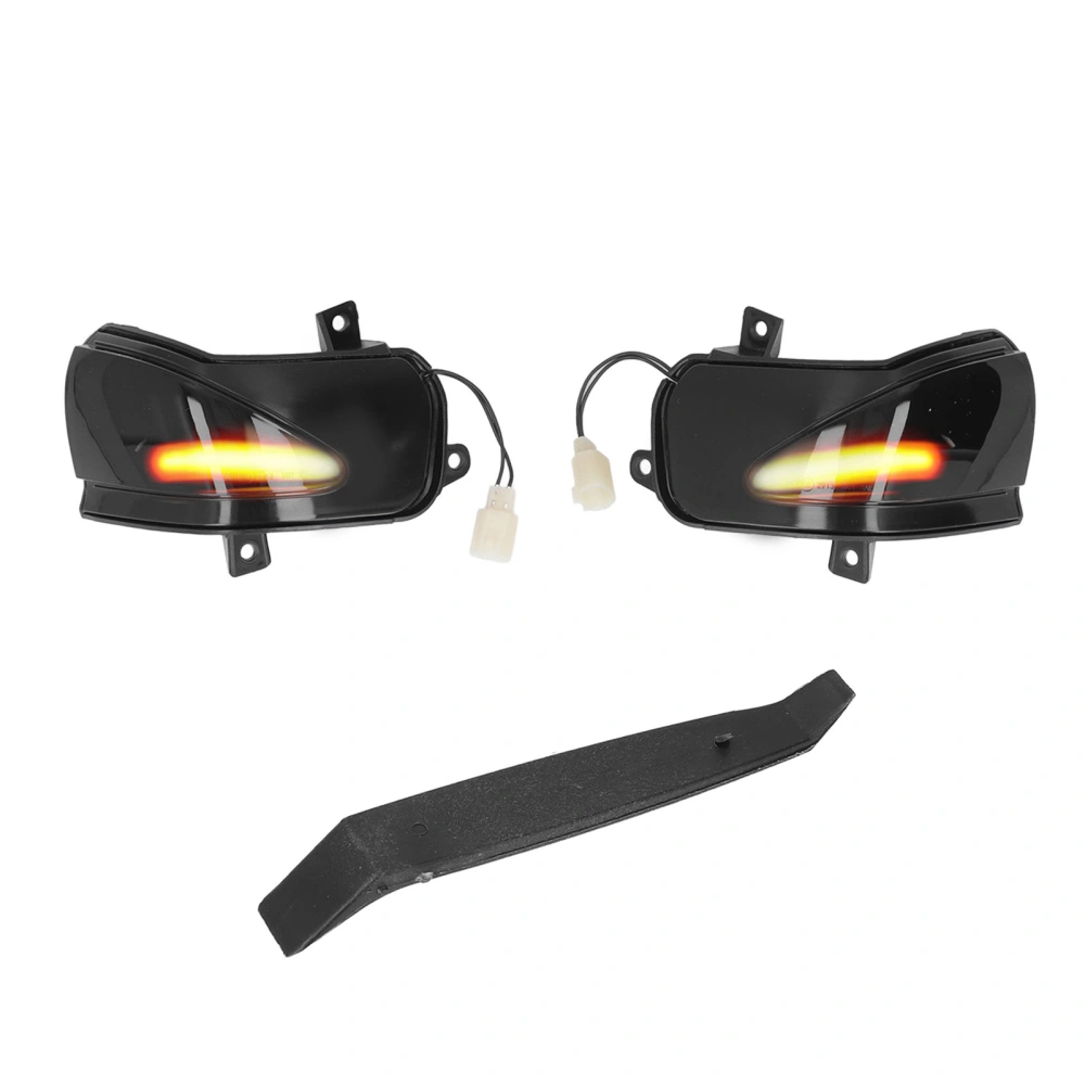 BuyWeek 2pcs LED Dynamic Turn Signal Light 34350‑TG5‑H01 Smoked Side Mirror Marker Lamp Replacement for INSIGHT ZE2 2013‑2014