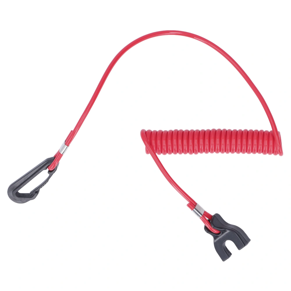 BuyWeek Emergency Stop Switch Safety Lanyard Tether 0176288 for Johnson Evinrude OMC Outboard Motors