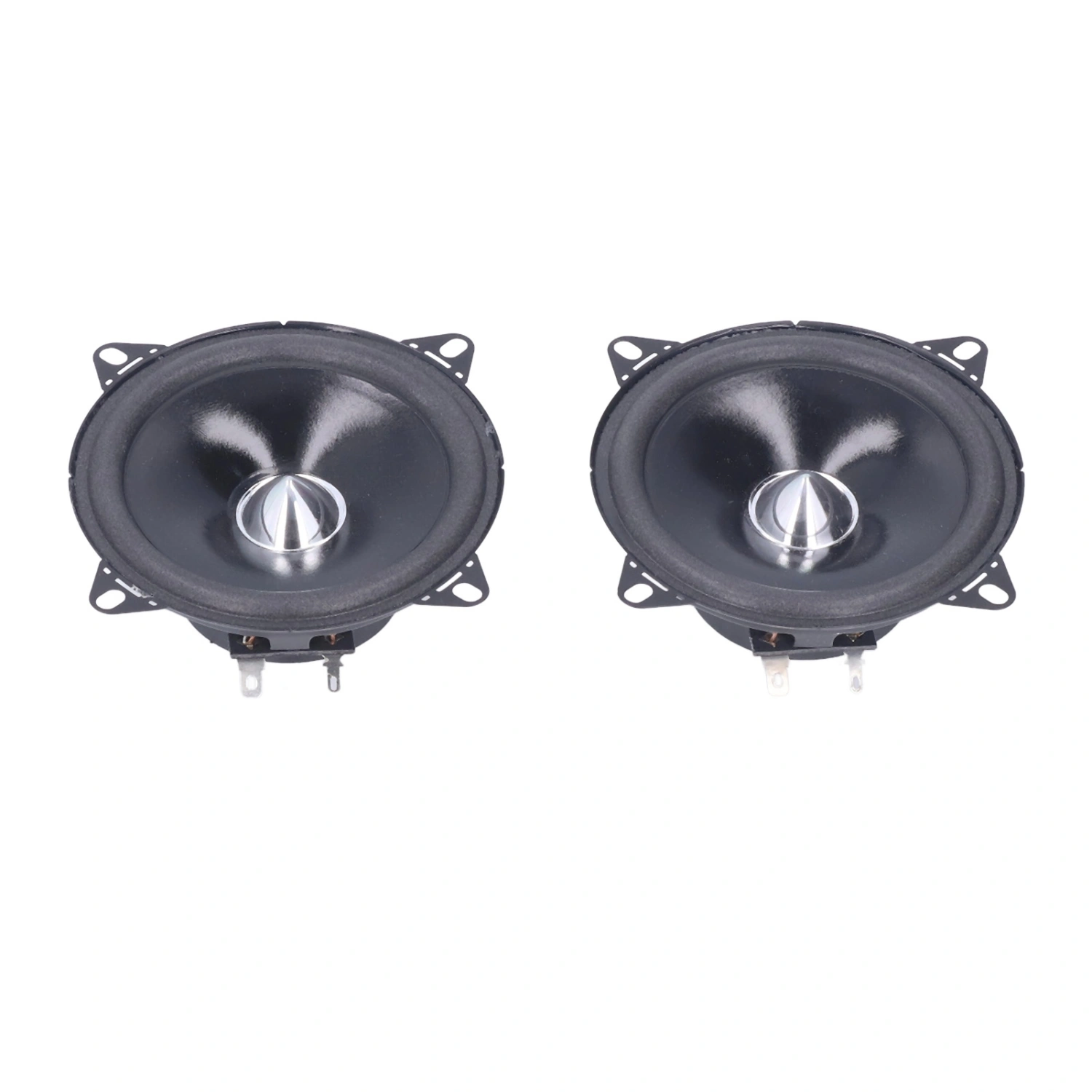 BuyWeek 2 Pcs 4in Car Coaxial Speaker Stereo Audio Loudspeaker Universal for Auto Audio System