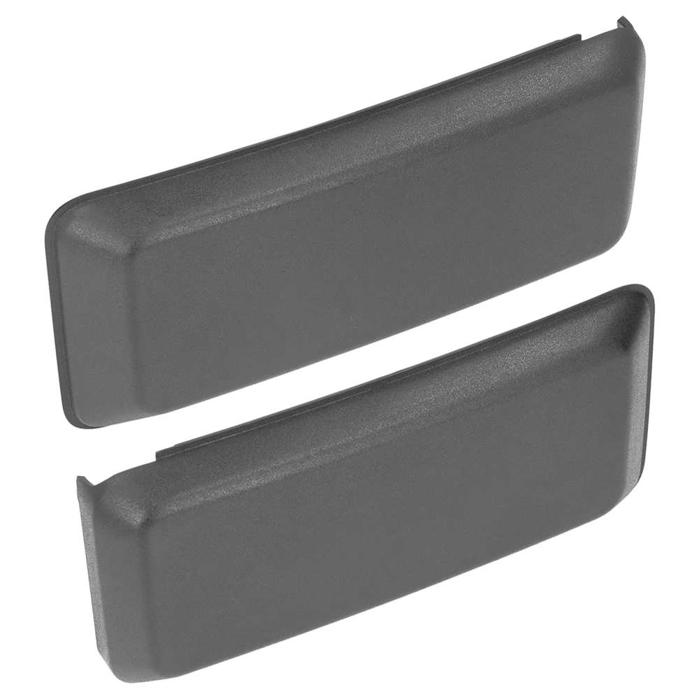 2pcs Front Bumper Guard Protector ABS Left Right Black Wearproof Pad Kit for Car Modification