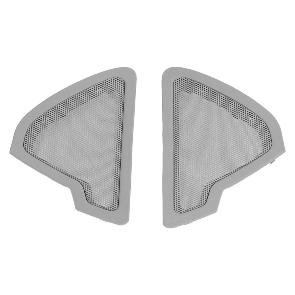 BuyWeek 2PCS Car Tweeter Speaker Cover Trim Dustproof Plug and Play Replacement for A6 2007‑2011