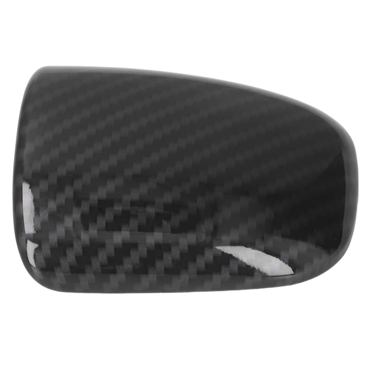 BuyWeek Gear Shift Knob Cover Trim Anti UV Fadeless Replacement for Dodge Challenger 2015‑2021Carbon Fiber Style