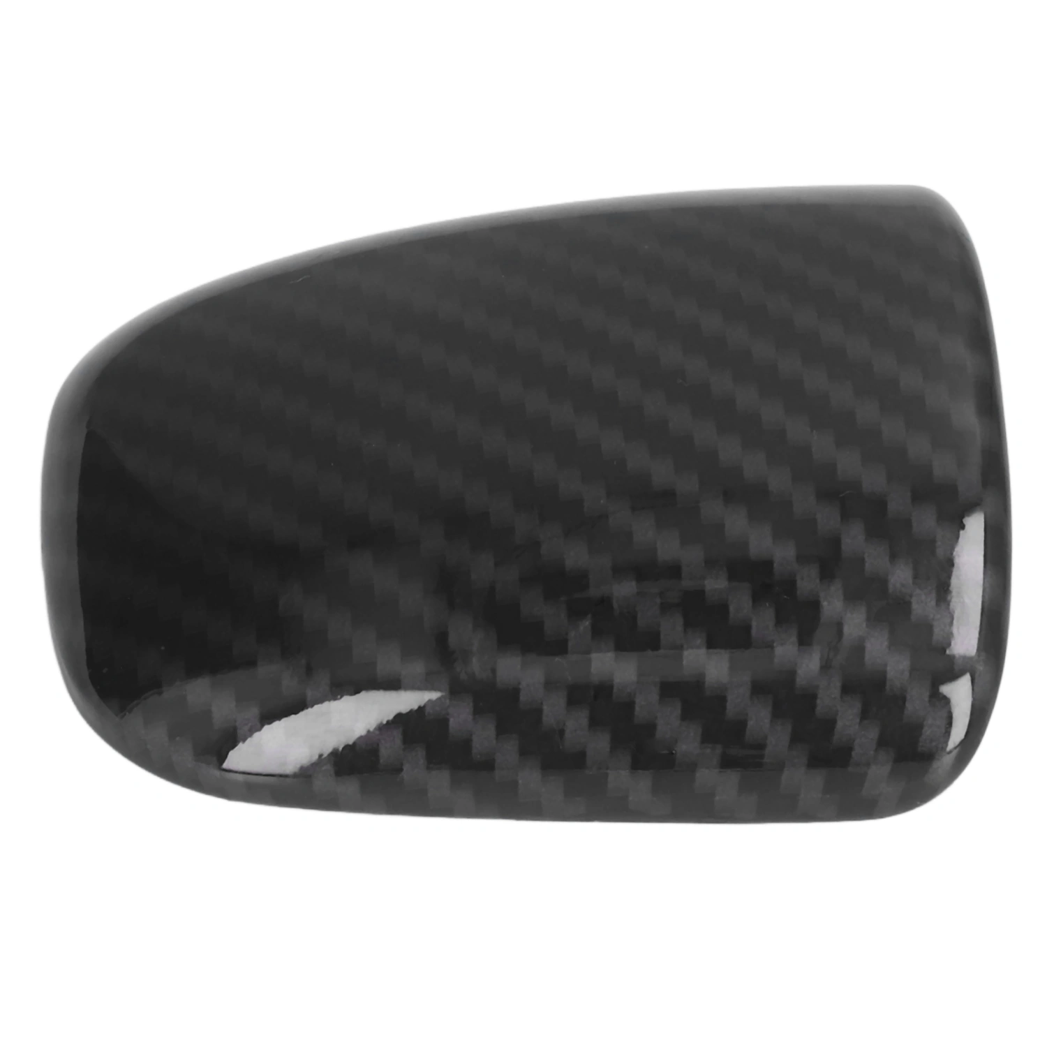 BuyWeek Gear Shift Knob Cover Trim Anti UV Fadeless Replacement for Dodge Challenger 2015‑2021Carbon Fiber Style