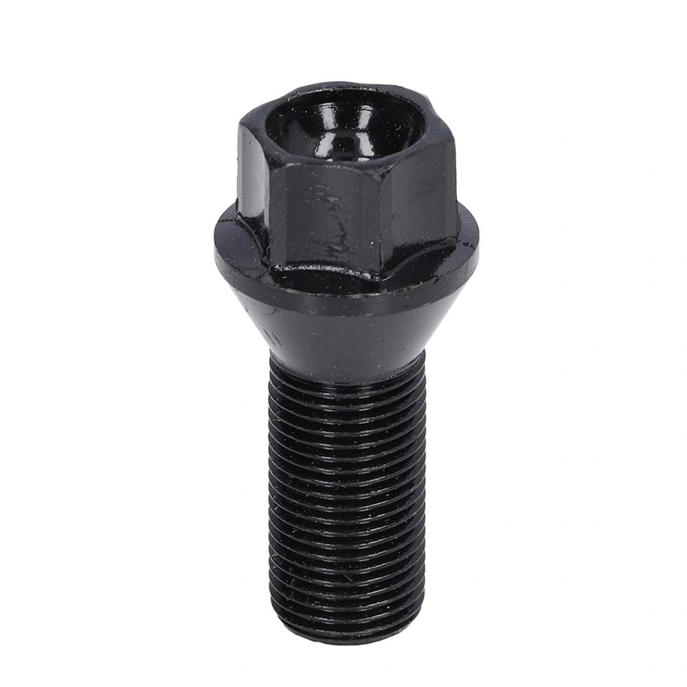 M14x1.25 Wheel Lug Bolt Nut Stud Cold Forged Steel Black Replacement for 1 2 3 5 7 Series X1 X3 X5 X6