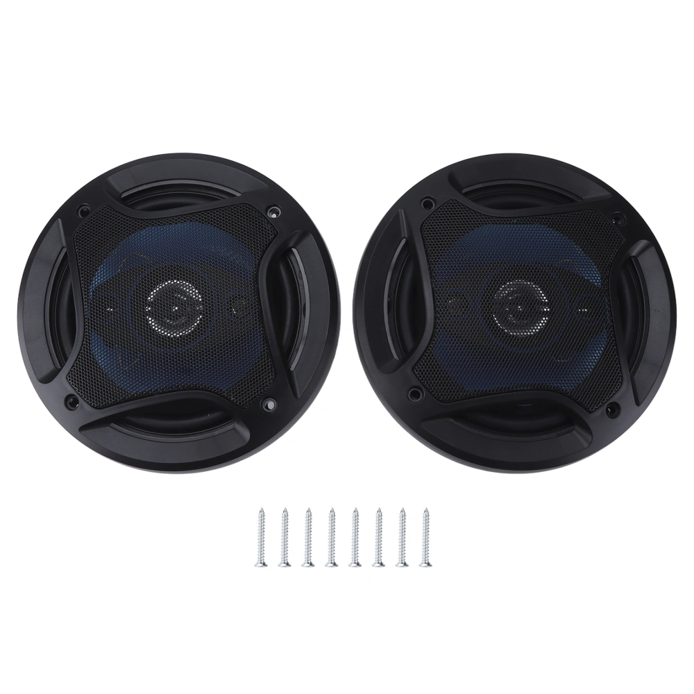 BuyWeek 2PCS 6.5in Car Speaker Full Range 90DB 500W High Efficiency Loudspeaker Audio Sound System