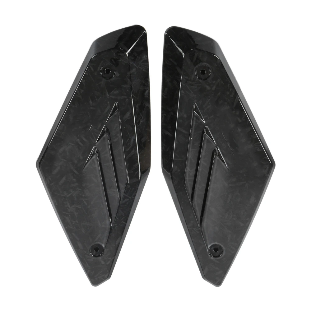 2PCS Motorcycle Side Panel Air Intake Cover Guard Protection Replacement for CB650R 2019 2020 2021Bamboo Charcoal