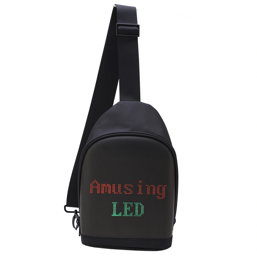 Sling Bag with LED Display Multifunctional Adjustable Waterproof USB Power Supply 5V 2A