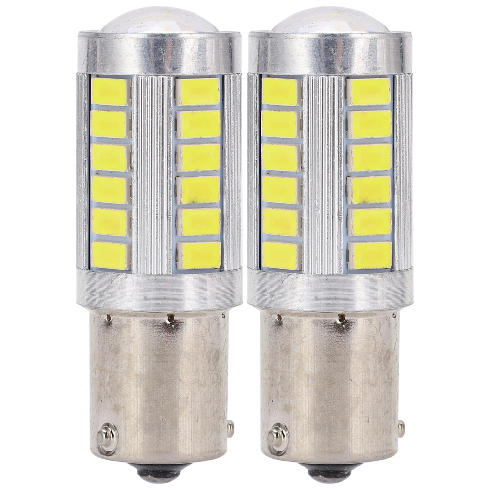 1156 Car LED Bulb 5630 33SMD High Power for Signal Turn Brake Stop Tail DRL Fog LightWhite Light