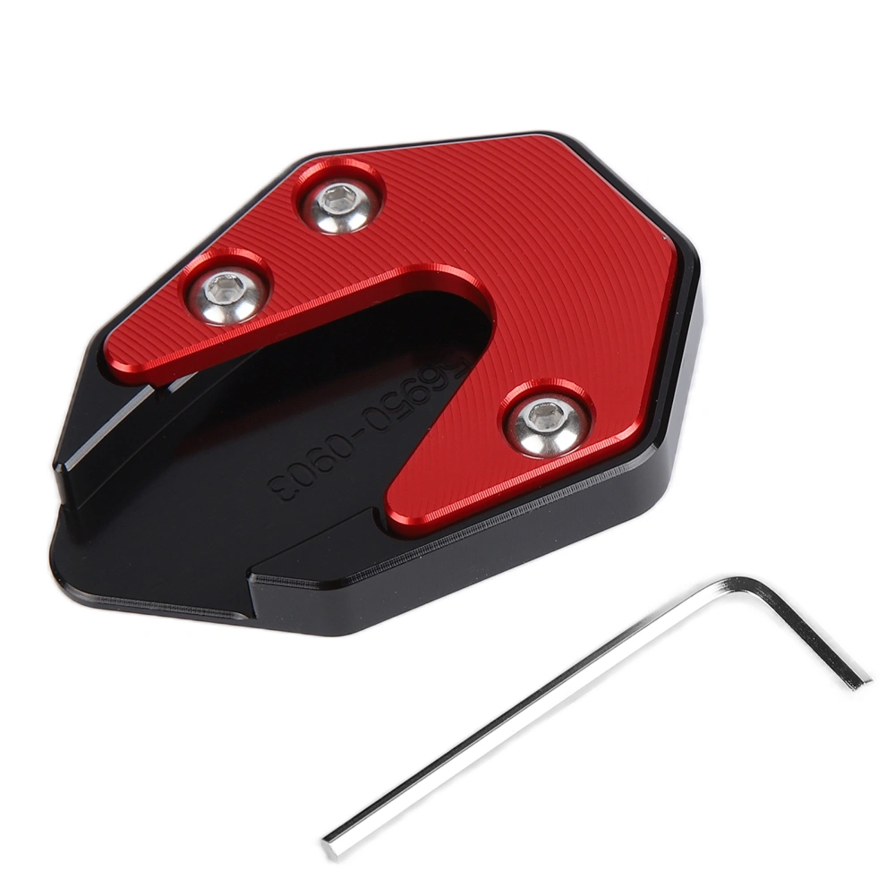 Motorcycle Kickstand Side Stand Extension Plate Replacement for Forza300 Forza250 MF08 2018‑2020Red