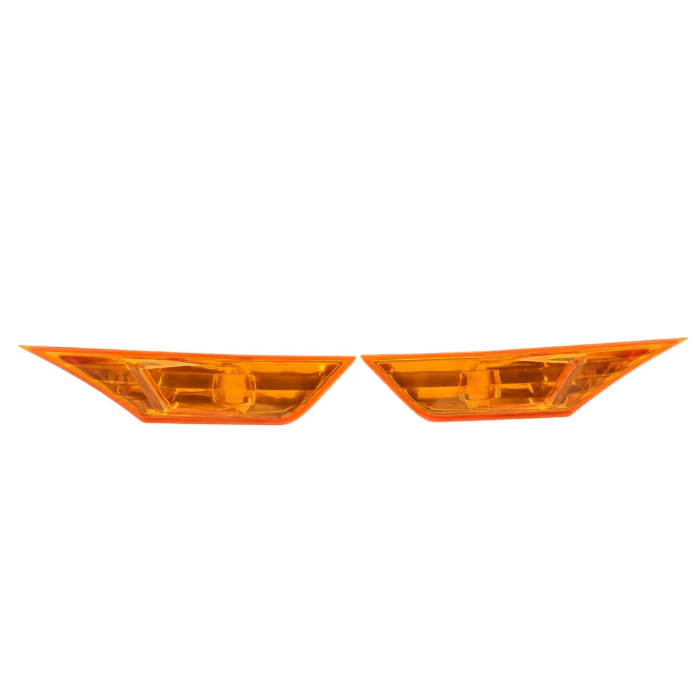 2pcs Side Marker Lamp Housing Orange Gloss Lens Replacement for Civic 10th Generation FK LX EX TOURING