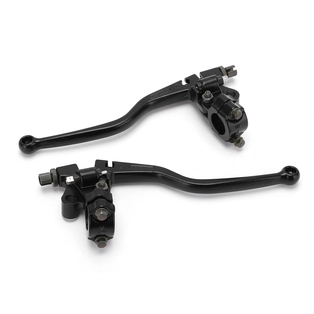 2pcs 22mm Motorcycle Handlebar Brake Clutch Lever Aluminium Alloy Replacement for CG 125