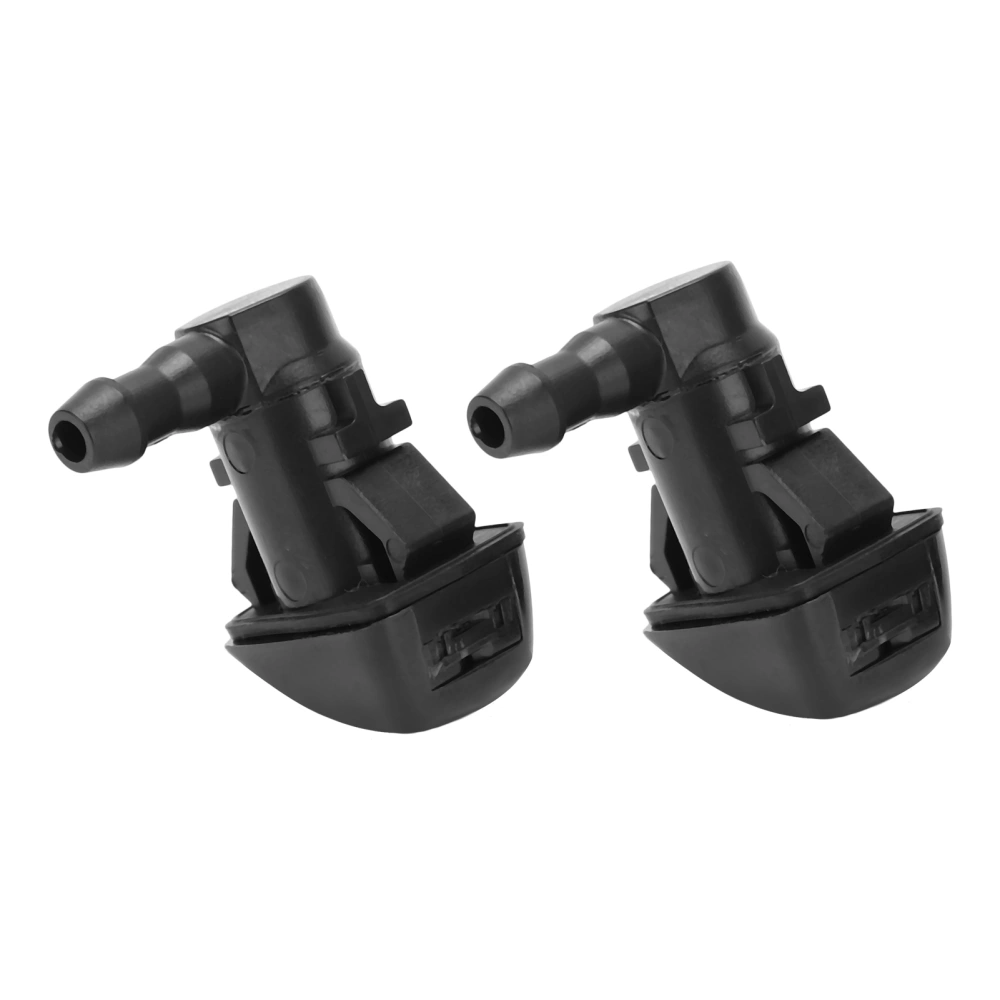 BuyWeek 2pcs Windshield Washer Spray Jet Nozzle 986303X900 Black ABS Replacement for Kia Rio 2011‑2016