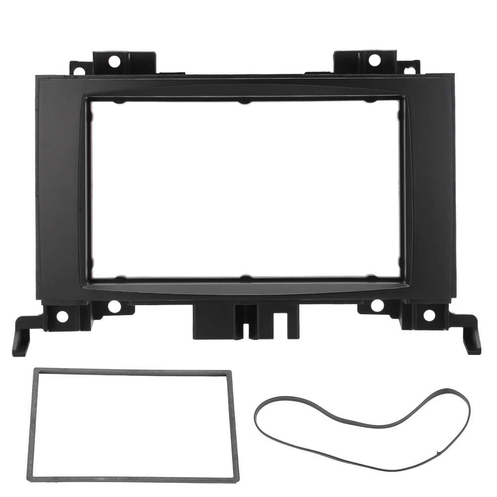 2Din Radio Stereo Fascia Frame Dash CD Panel Trim Replacement for Mercedes Benz Sprinter 2006