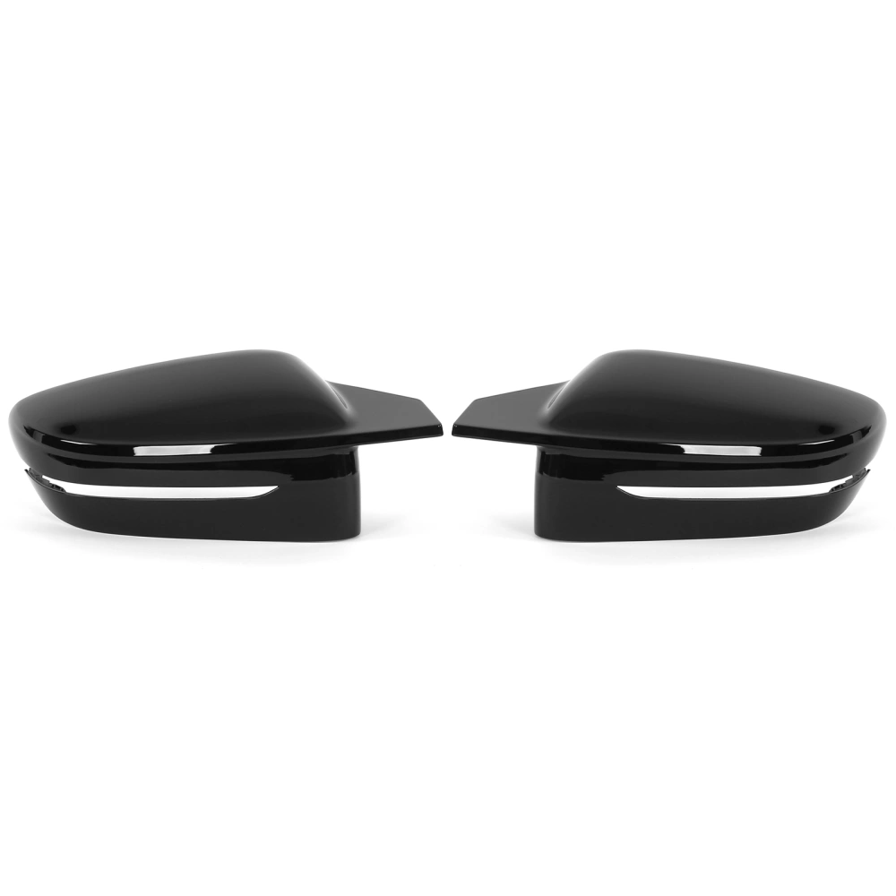 LHD for G80 M3 Style Gloss Black Mirror Caps Cover Replacement for 3 4 5 Series G20 G22 G30 G11 G14