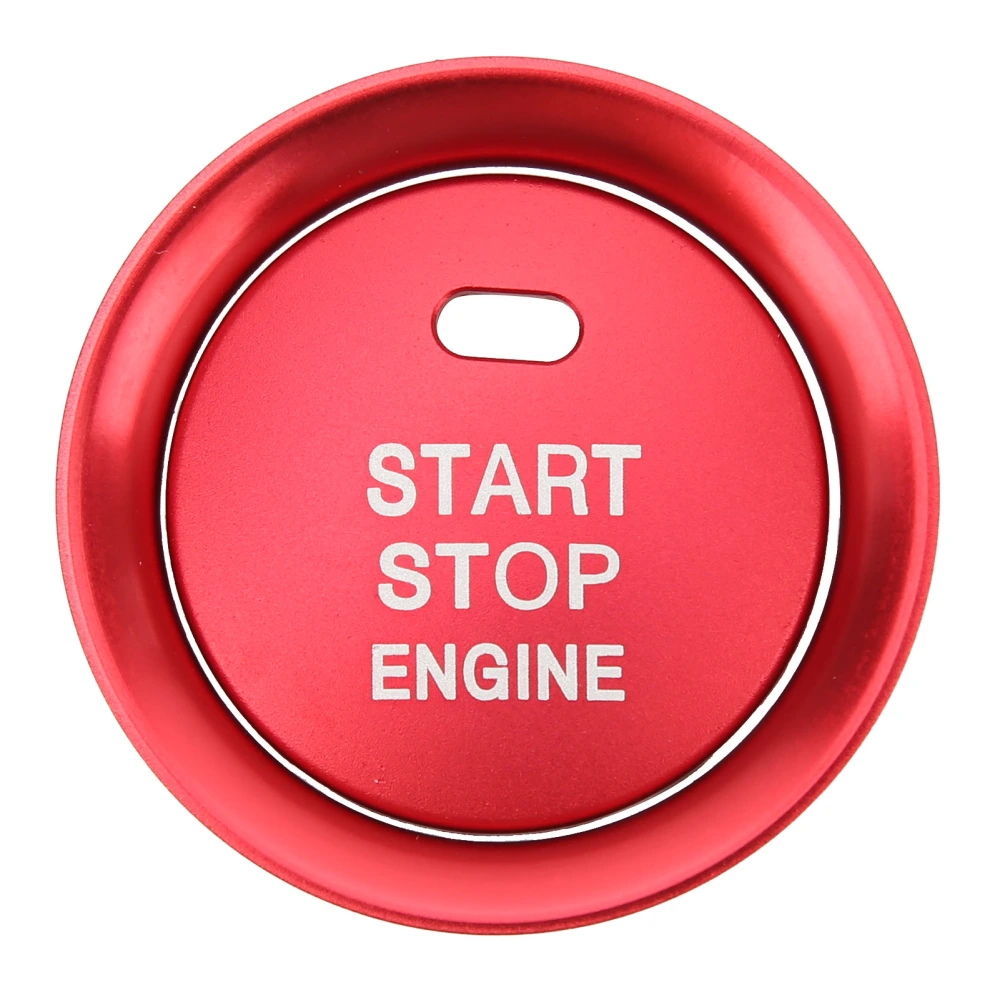 Engine Start Stop Ignition Button Cover Ring Red Replacement for Mazda Axela Atenza CX-4 CX-5 16-19