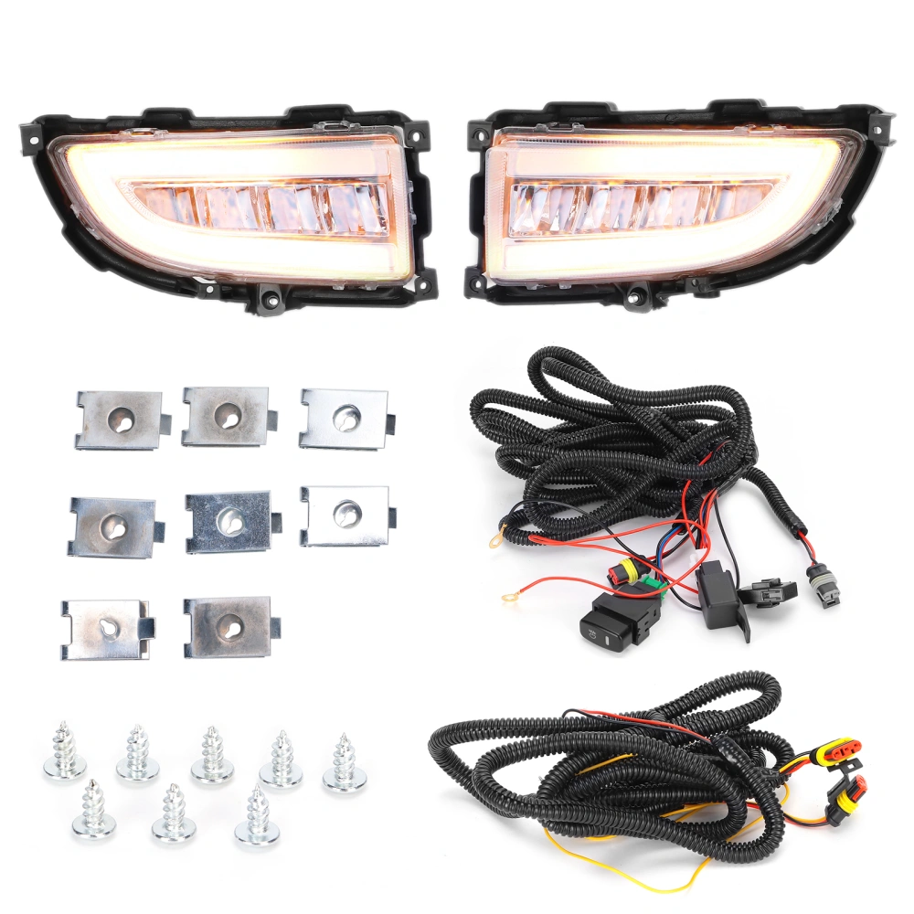 Car Daytime Running Light Driving Lamp Replacement for Mitsubishi Lancer 2004‑2007