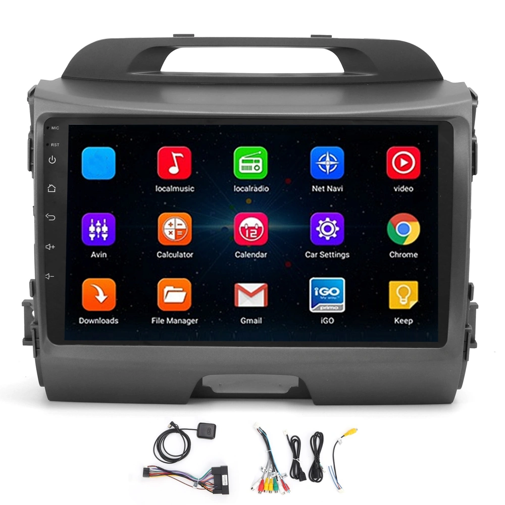 9in Car Navigator TouchScreen for Android10.0 Blueteeth4.0 Replacement for Kia Sportage EX Luxury Sport Utility 2016(1+16G )