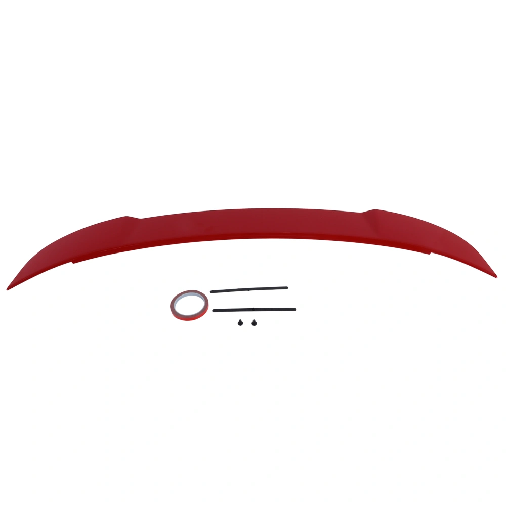 Rear Trunk Spoiler Lip for Hellcat Style Aerodynamic Accessory Replacement for Dodge Charger 11-18Red